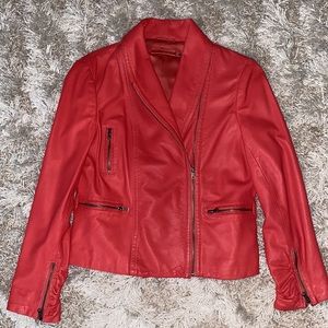 Alice + Olivia Jackets Alice + Olivia Leather Women's 100% Lamb Leather Jacket